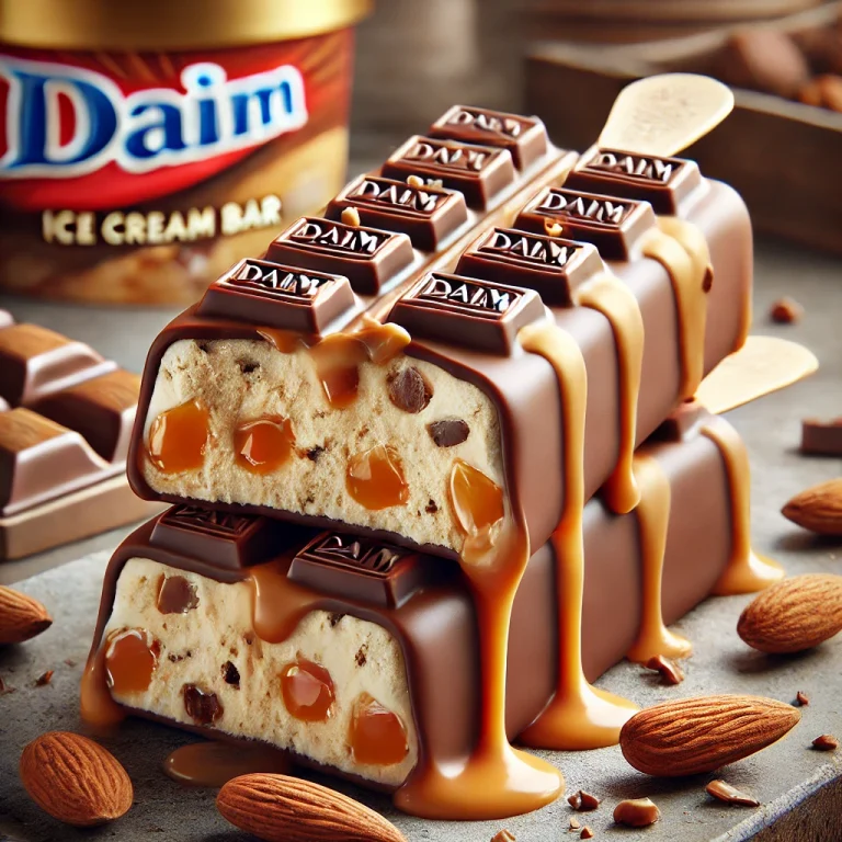 Daim Ice Cream Bar házi készítésű jégkrém