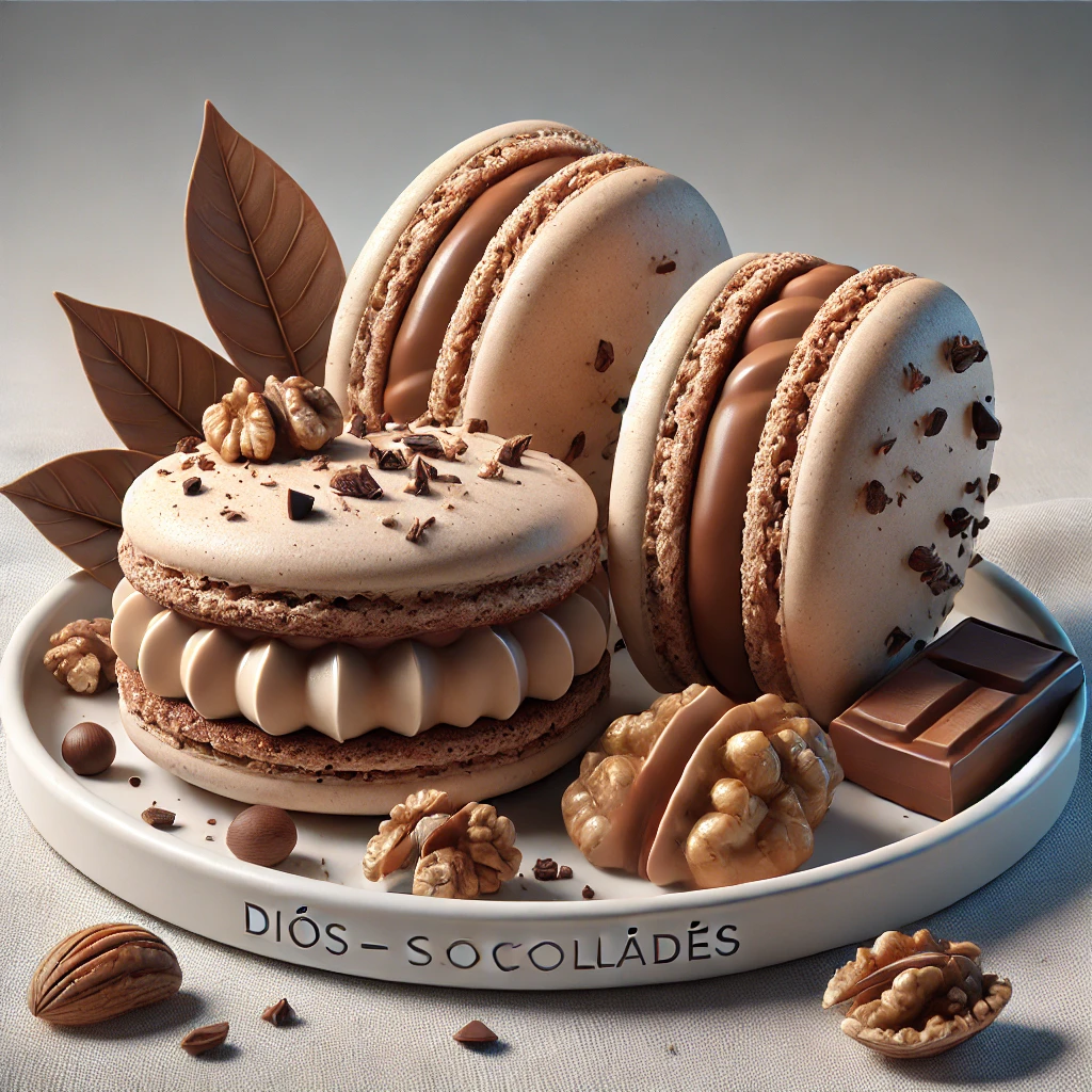 Finom diós-csokoládés macaron
