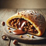 Frissen sült édes csokis calzone
