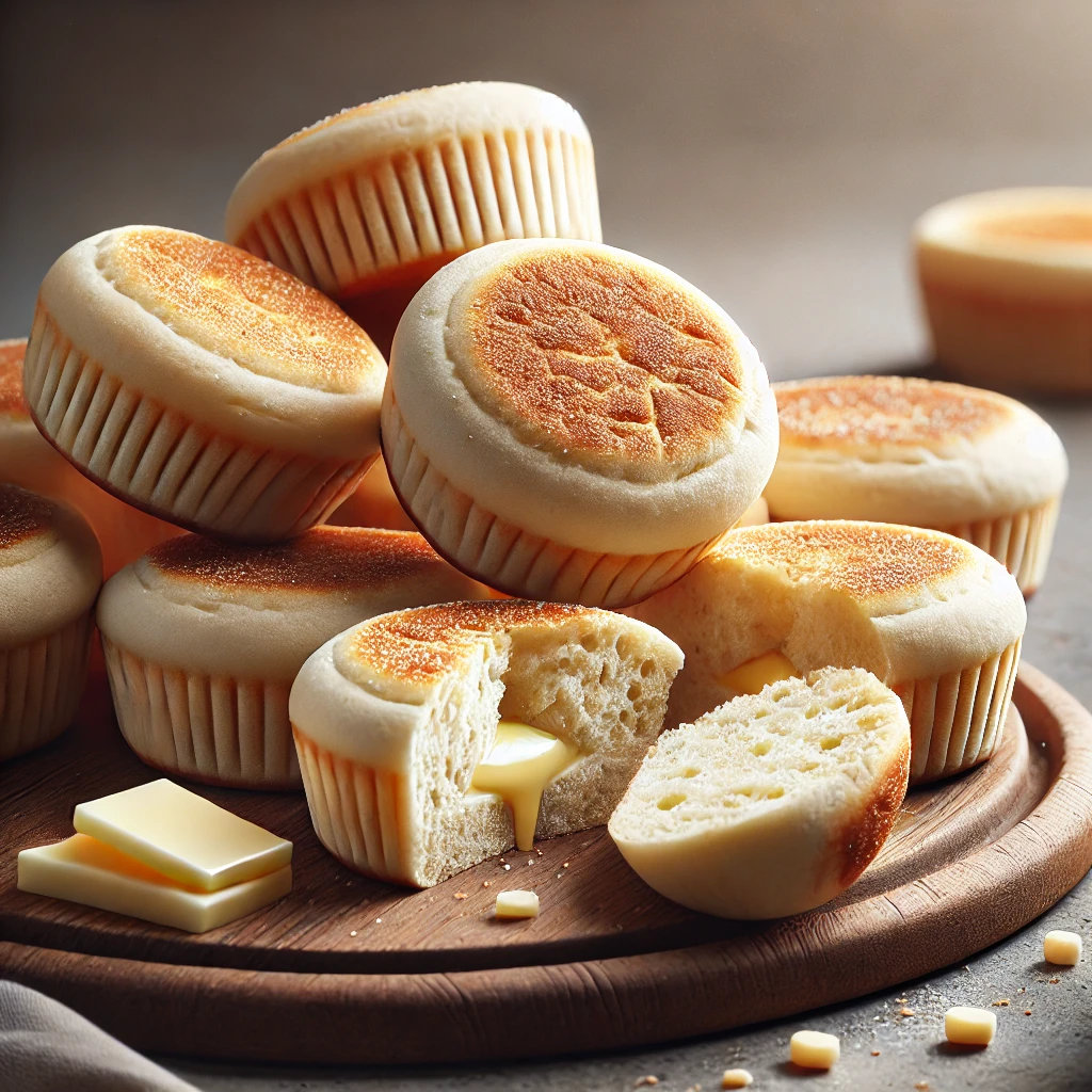 Puha és levegős angol muffin házilag
