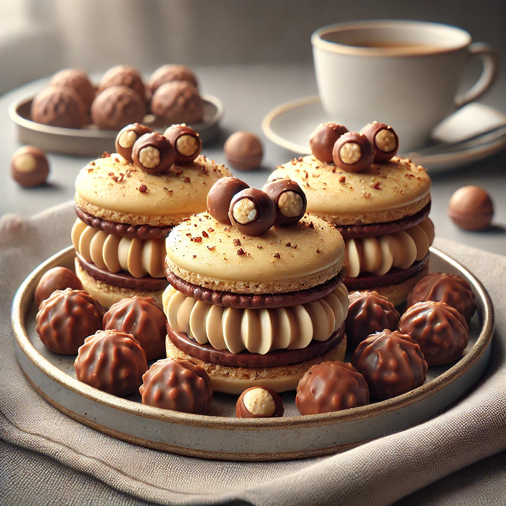 Finom Ferrero Rocher macaron