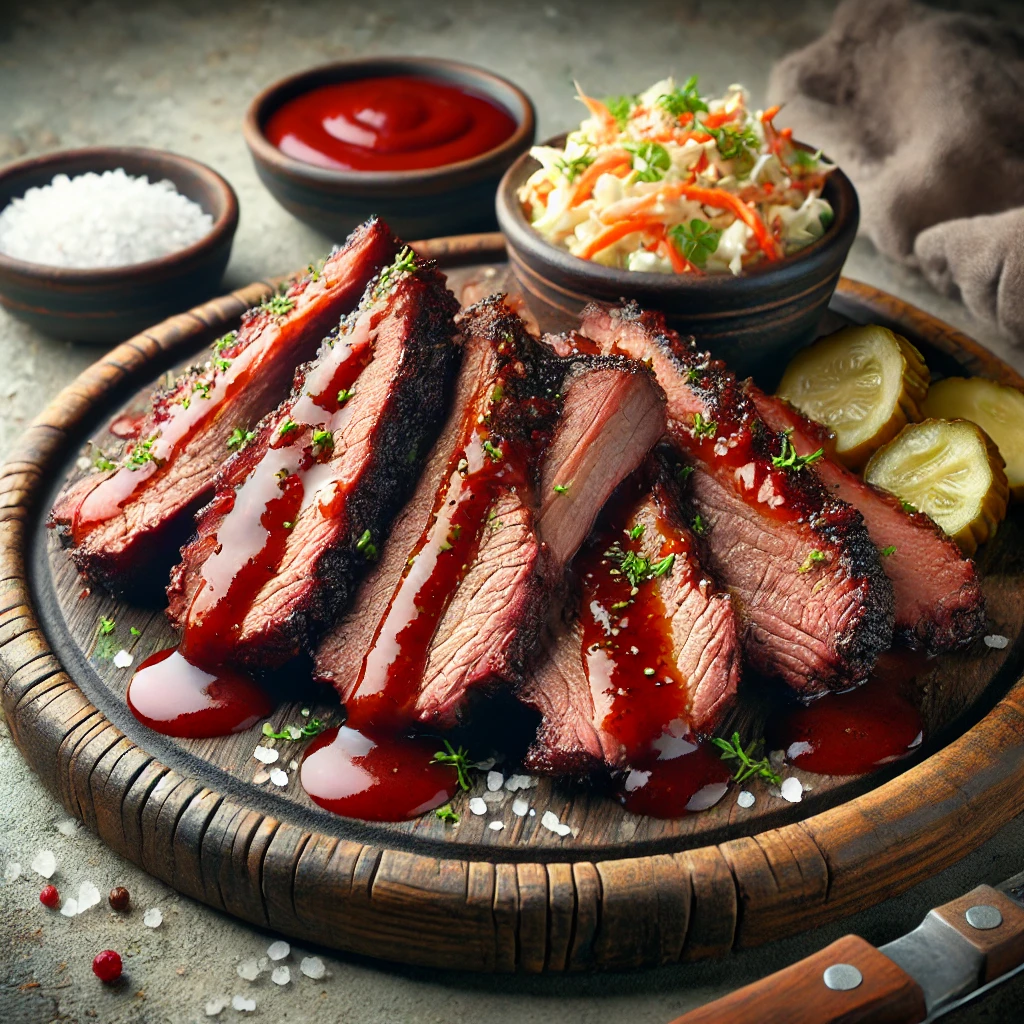Omlós, füstös ízű kecskehús BBQ szósszal