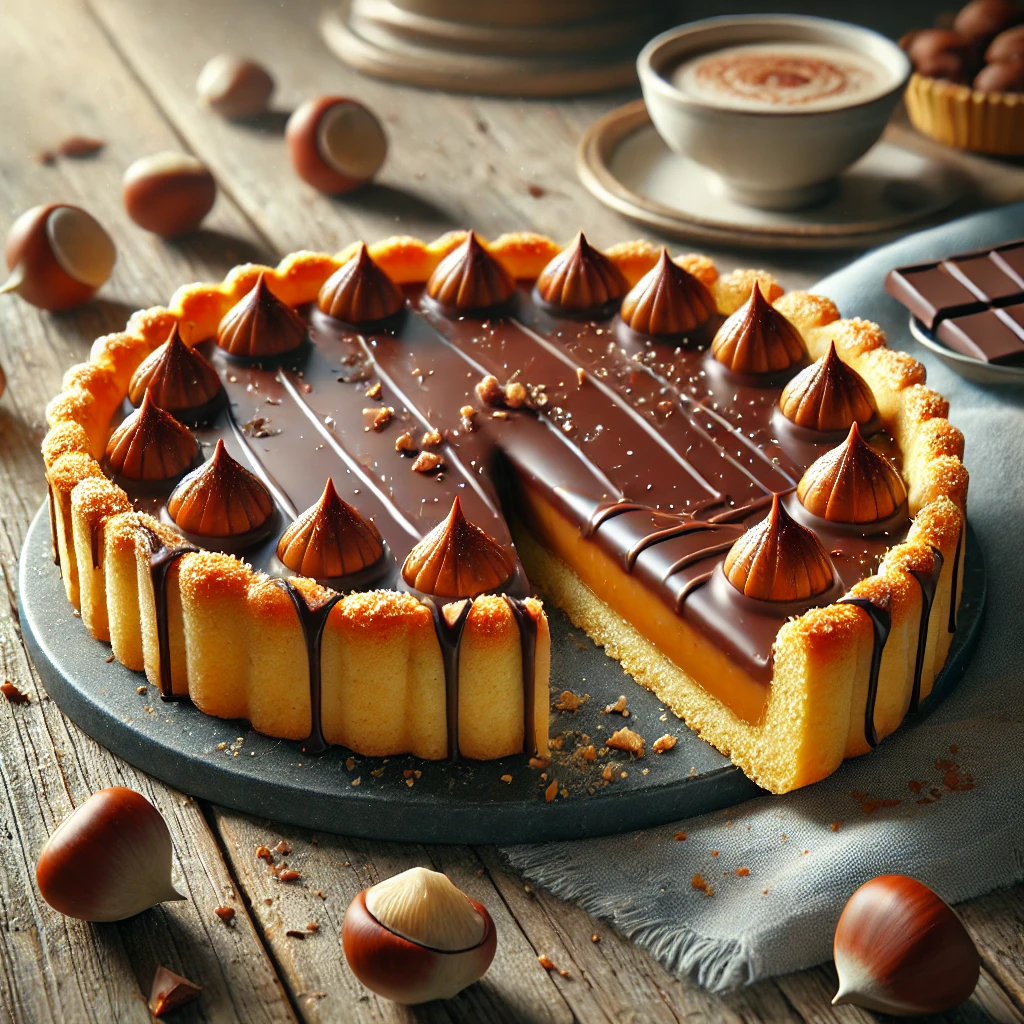 Omlós és gazdag gesztenyés linzer torta házilag