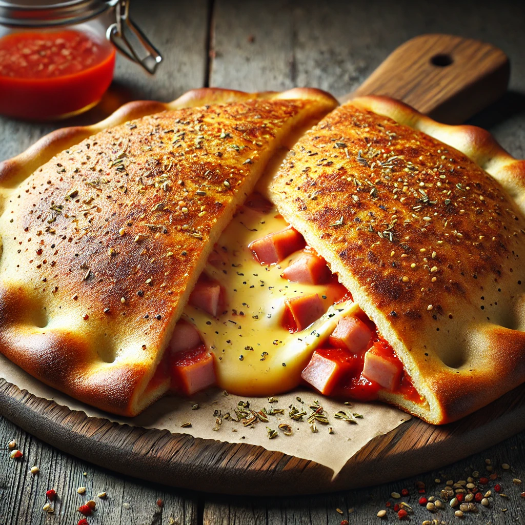 Egészséges, töltött pizzatészta hajdinaliszttel