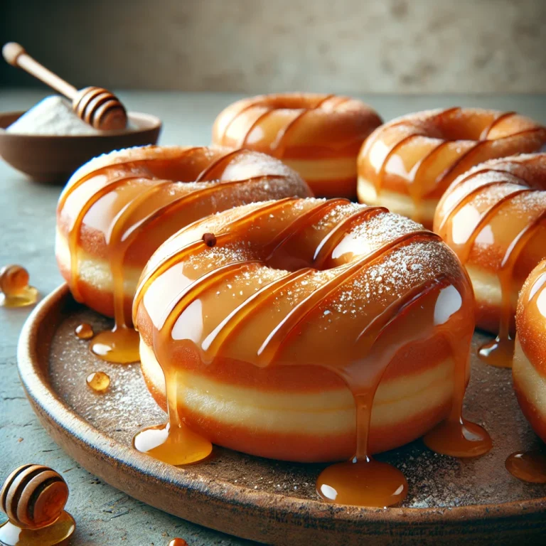 Honey Doughnut frissen tálalva