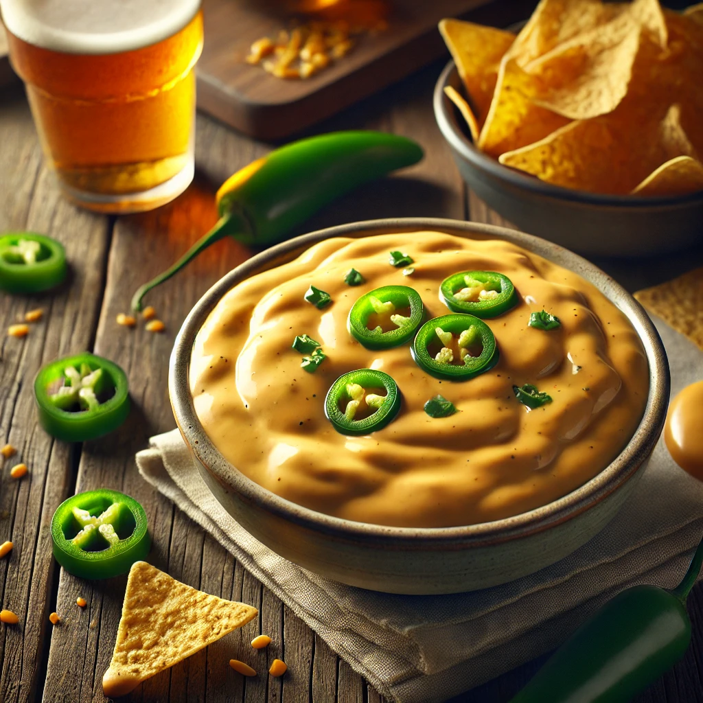 KrÃ©mes Ã©s fÅ±szeres cheddar mÃ¡rtÃ¡s jalapeÃ±Ã³val Ã©s sÃ¶rrel