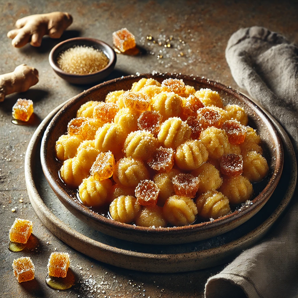 Édes gnocchi recept mézes-gyömbéres mártással és fahéjjal