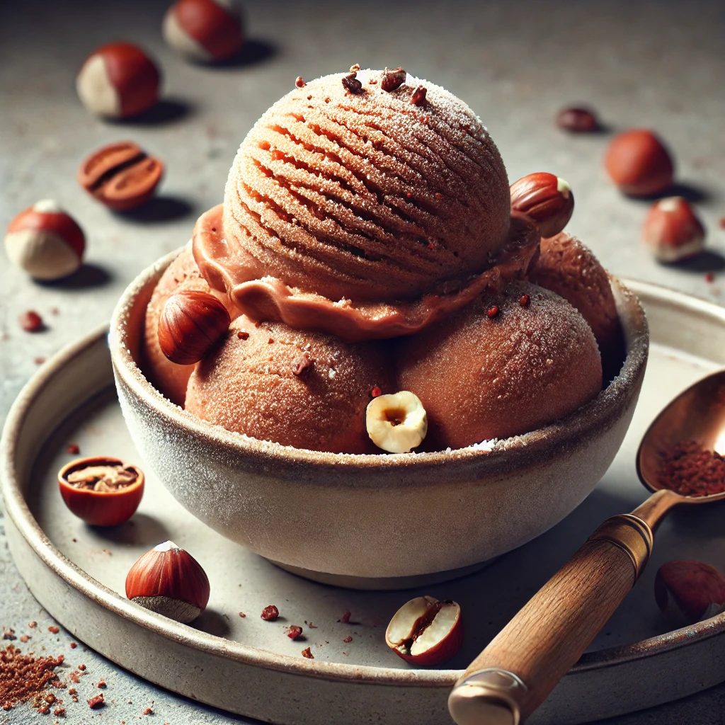Krémes, aromás és frissítő házi készítésű kávés-mogyorós sorbet
