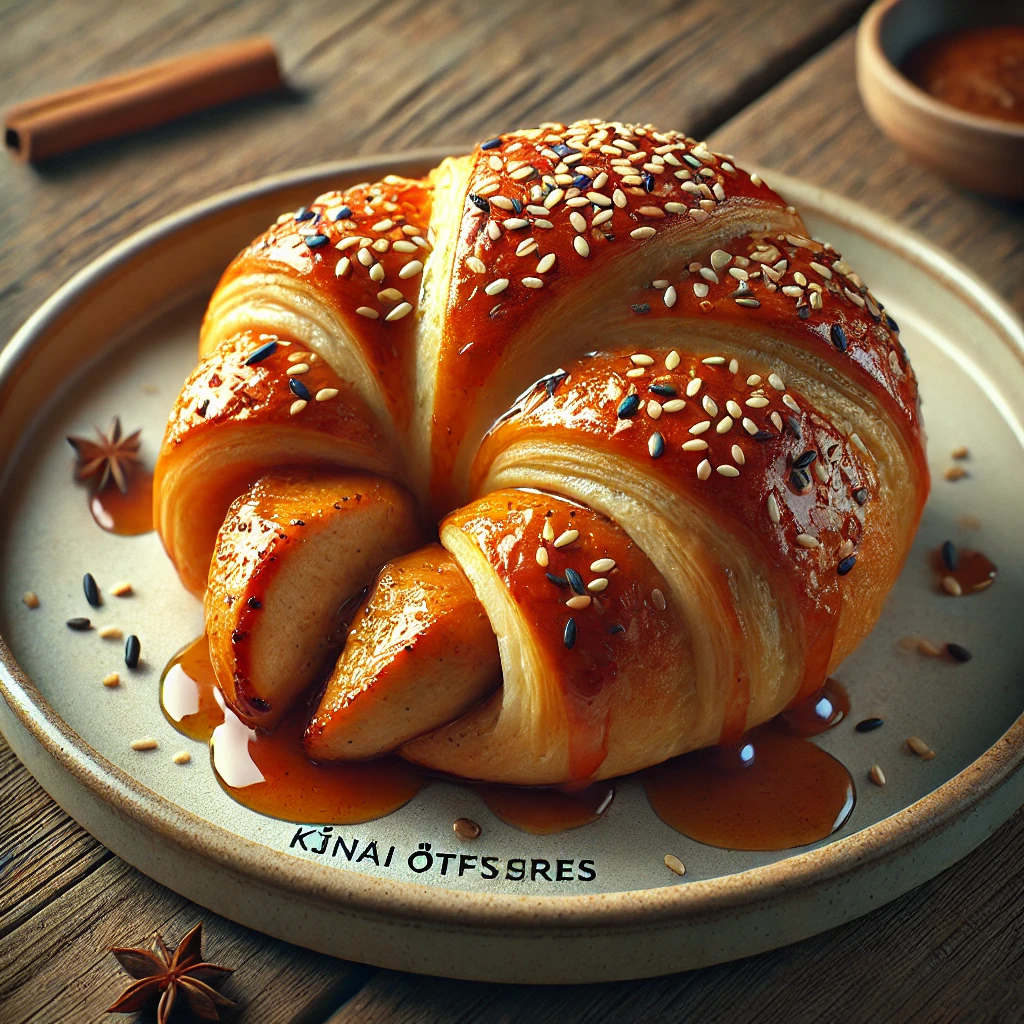 Ízletes és ropogós croissant kínai ötfűszeres csirkével töltve