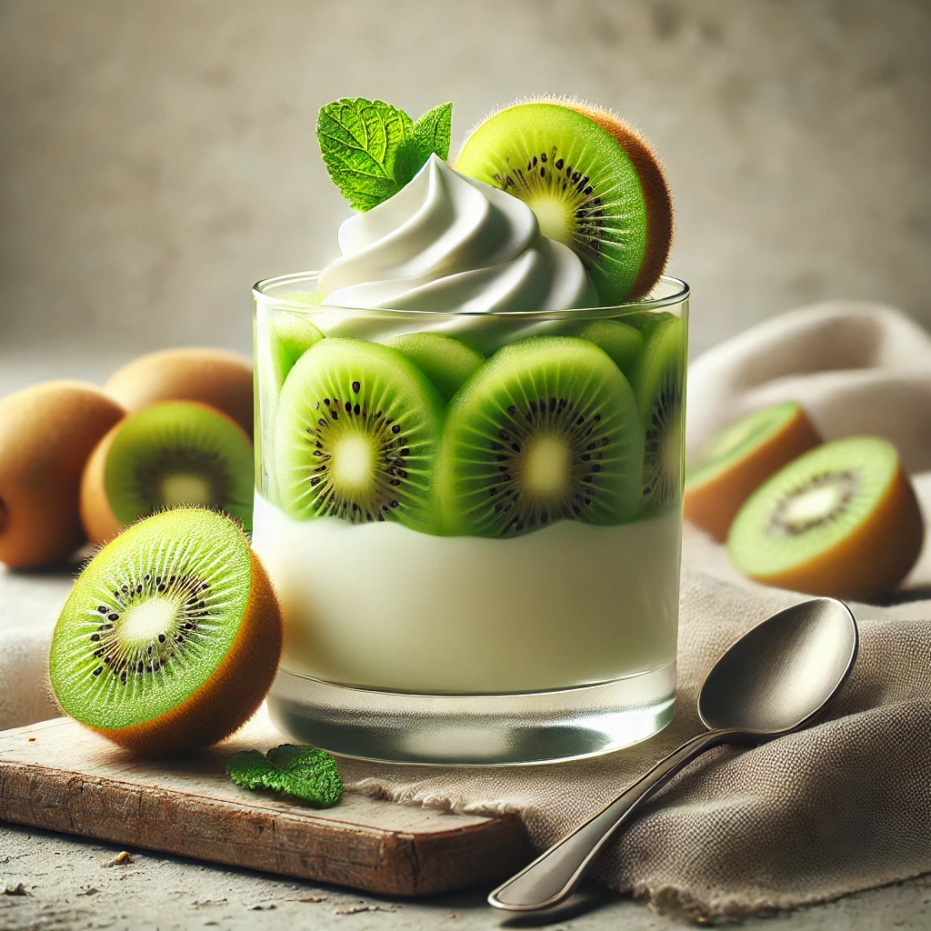 Frissítő, gyümölcsös kiwis parfé nyári napokra