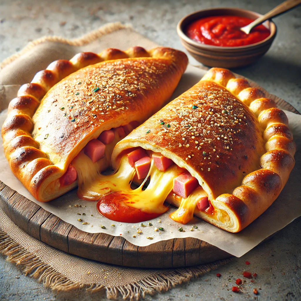 Olasz töltött pizza ropogós tésztával