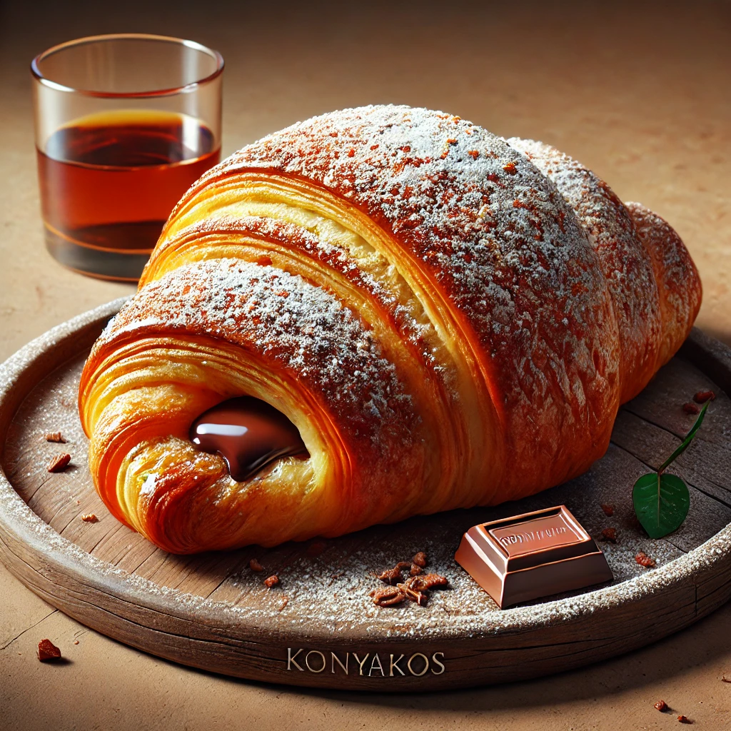 Ínycsiklandó, konyakos croissant könnyen elkészíthető receptje