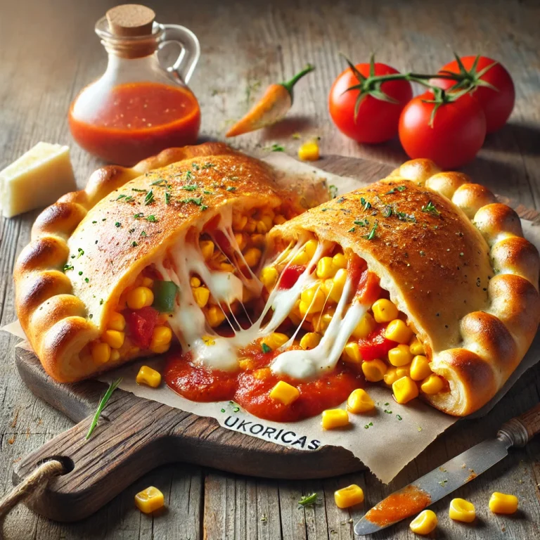 Kukoricás calzone aranybarnára sütve