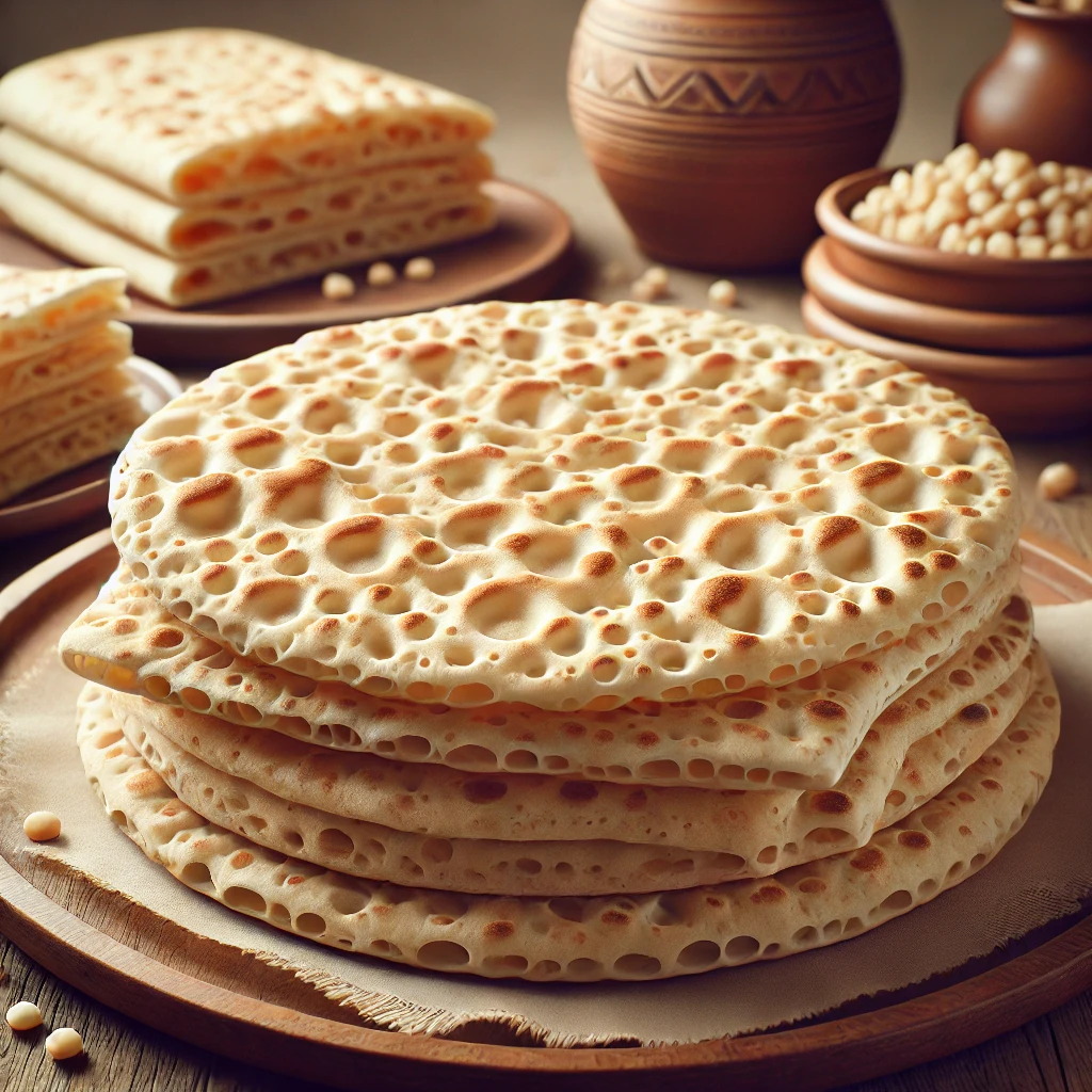 Jemeni tradicionális laposkenyér házilag