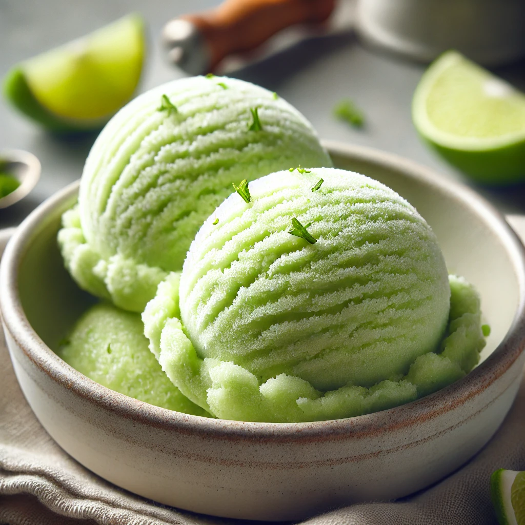 Friss és citrusos lime sorbet házilag