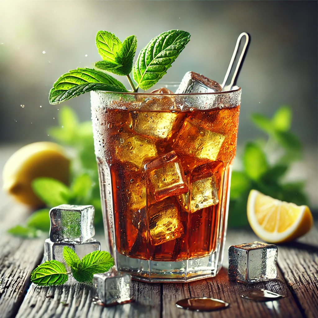 FrissÃ­tÅ Ã©s aromÃ¡s mentÃ¡s-rumos jegestea hÃ¡zilag