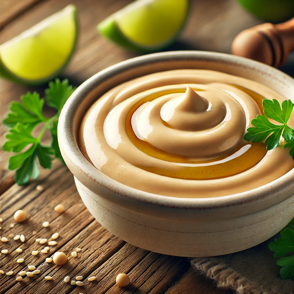 FrissÃ­tÅ Ã©s Ã­zletes tahini szÃ³sz lime-mal Ã©s mÃ©zzel
