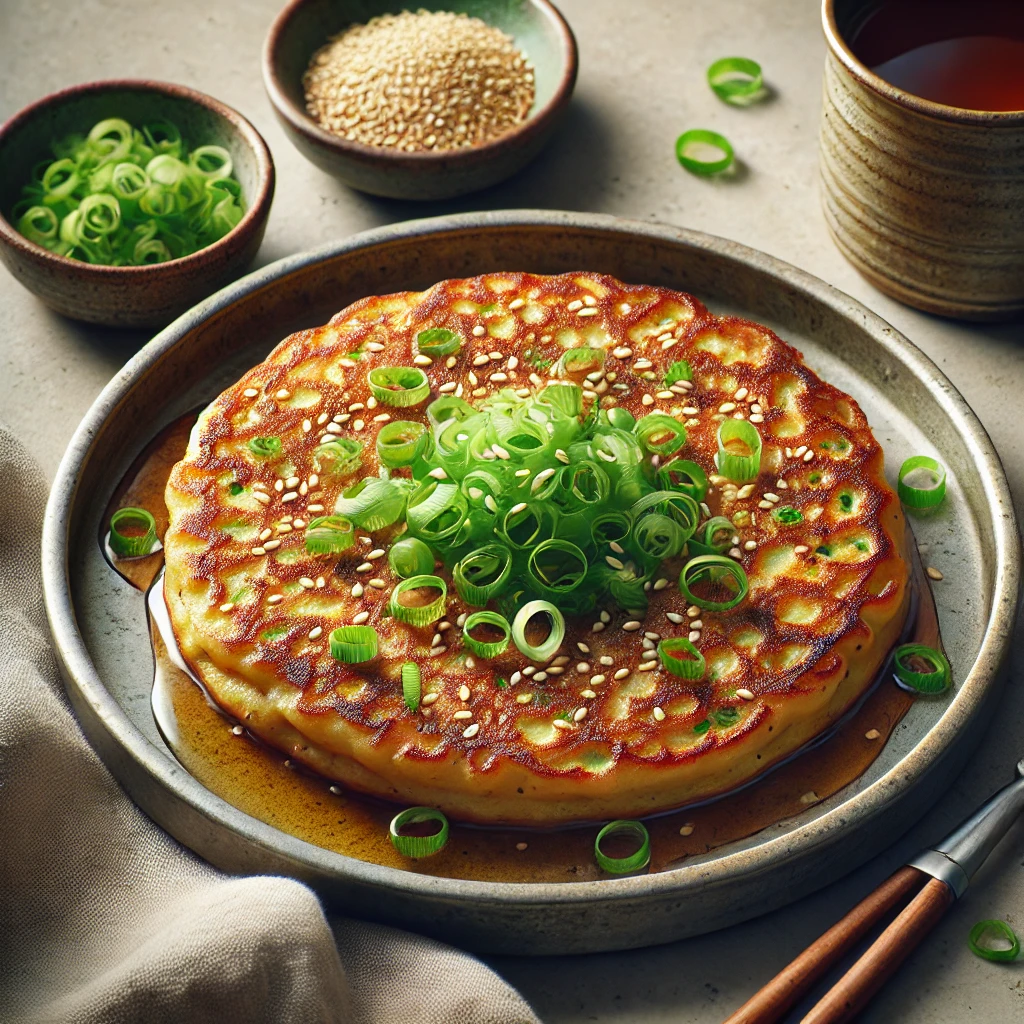 Sós palacsinta japán miso pasztával és szezámmaggal