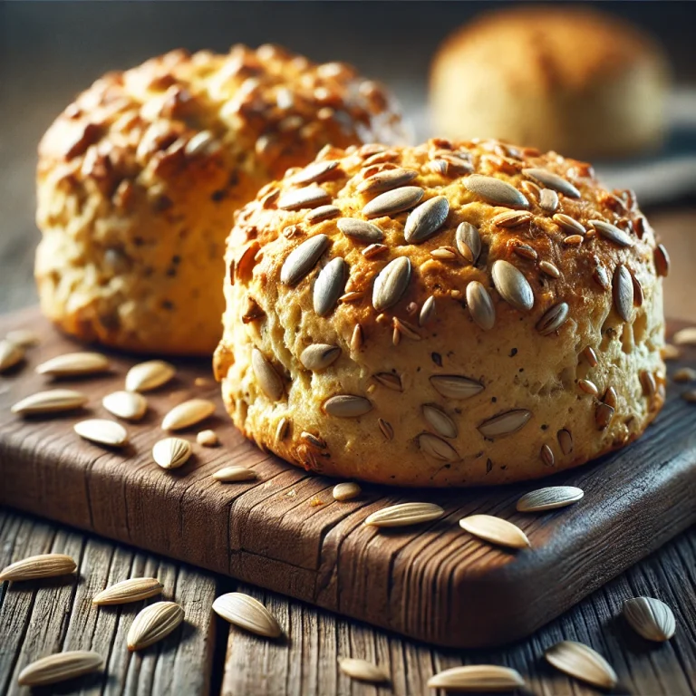 Napraforgómagos scone