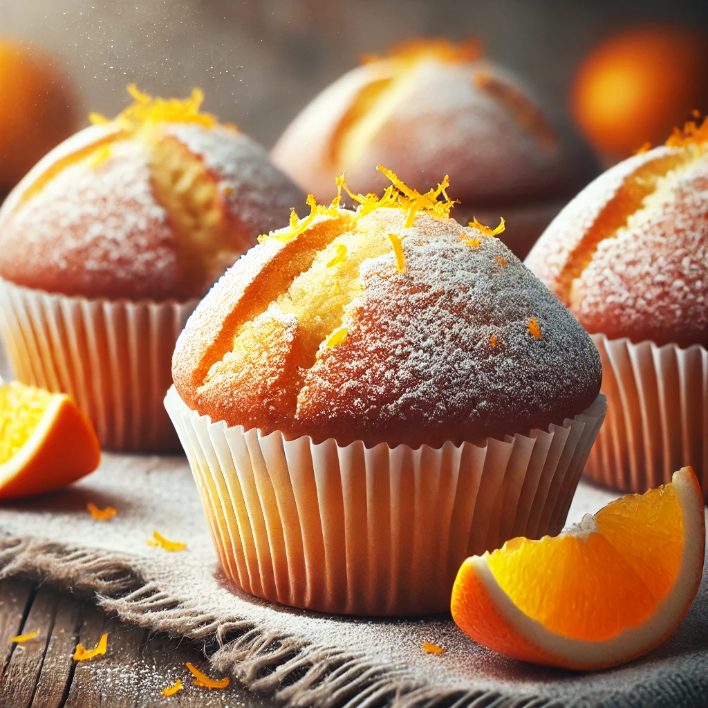 Puha és illatos narancsos-vaníliás muffin házilag