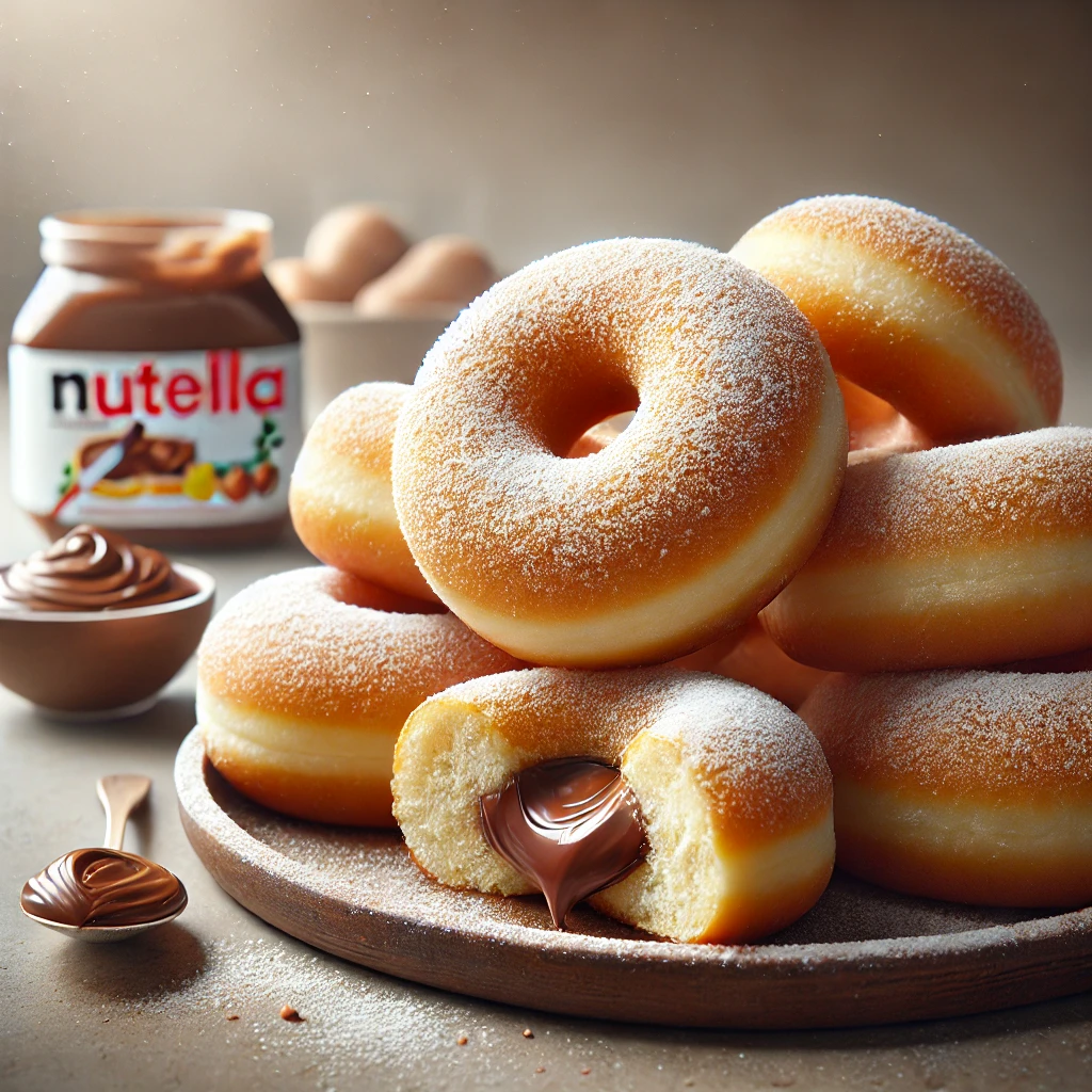 Puha és krémes Nutellás fánk házilag