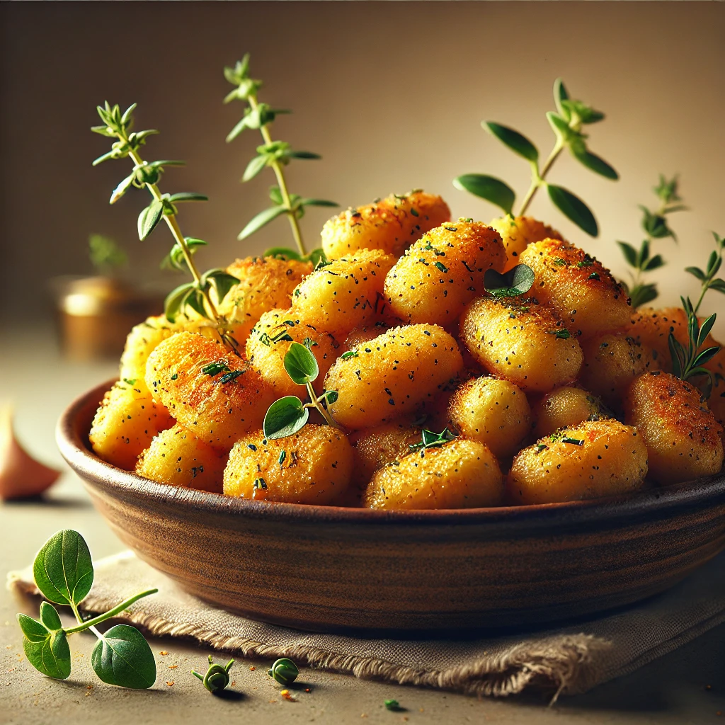 Ropogós és ízletes gnocchi oregánóval