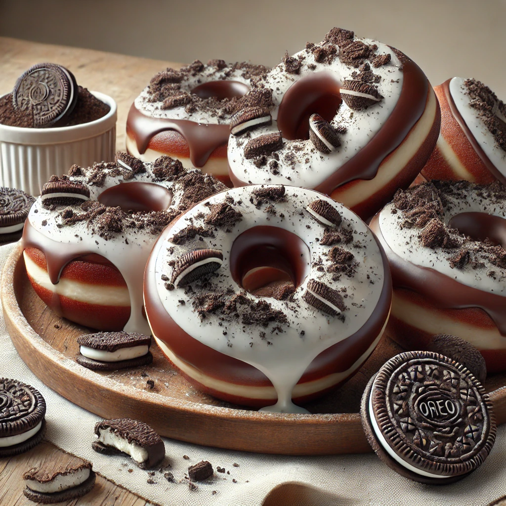 Puha és ropogós Oreo kekszes fánk házilag