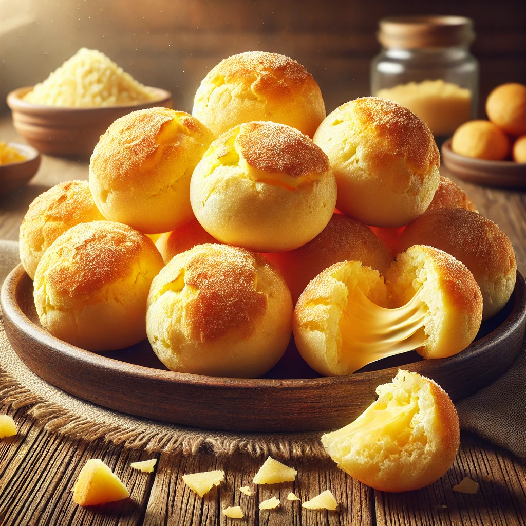 Egyszerű és finom brazil sajtos puffancs