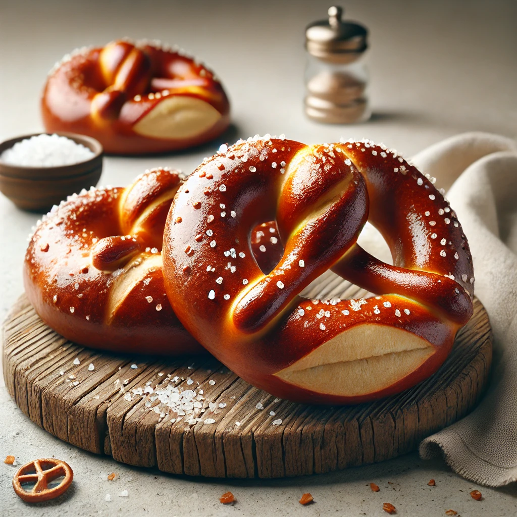 Ropogós házi pretzel bucik német stílusban