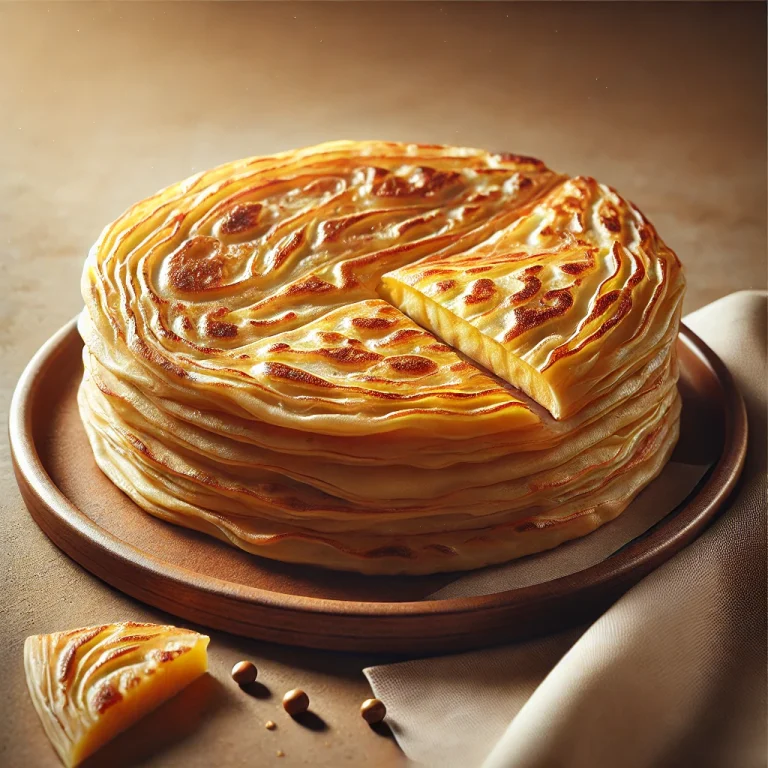Roti Prata szingapúri laposkenyér frissen sütve