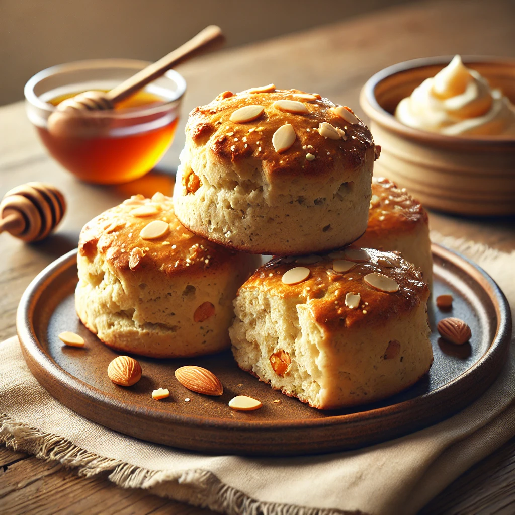 Különleges scone rózsavízzel és marcipánnal