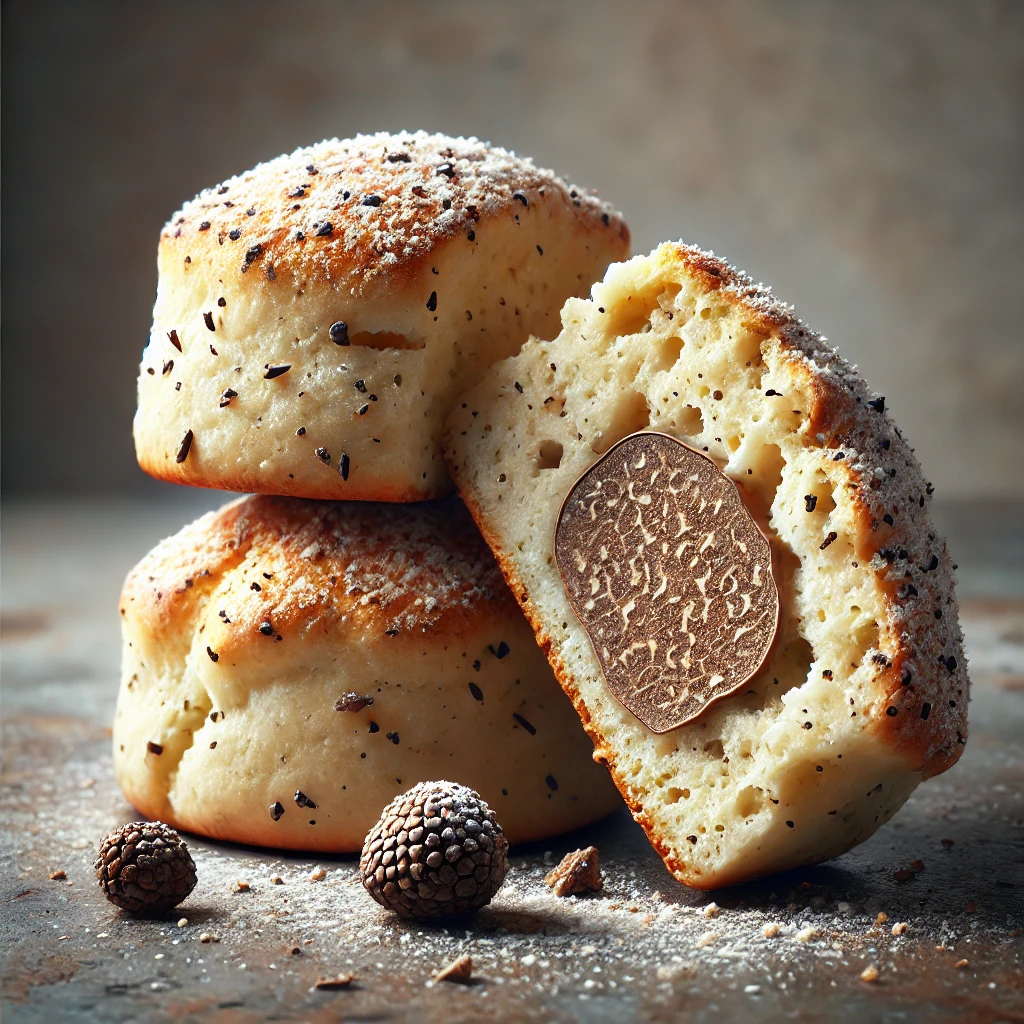 Finom, omlós szarvasgombás scone