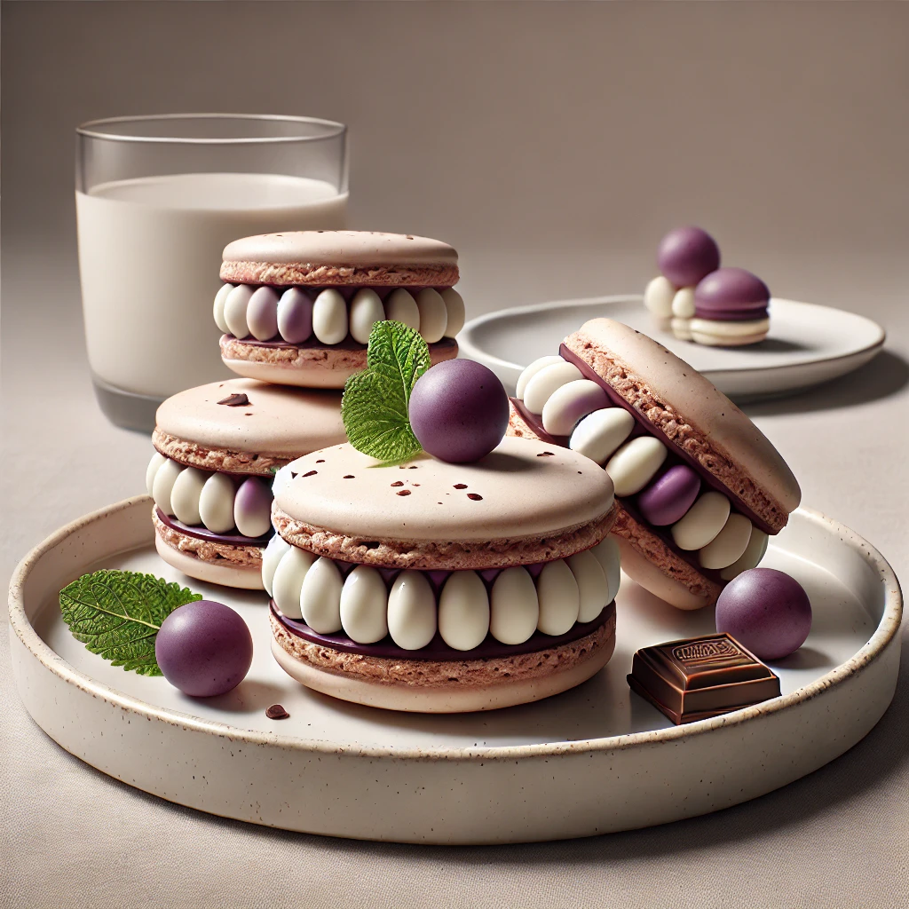 Finom szőlőkrémes macaron