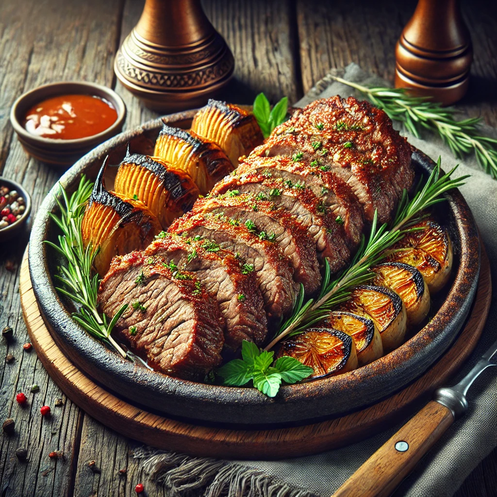 Omlós és szaftos török tandır kebab kemencében sütve