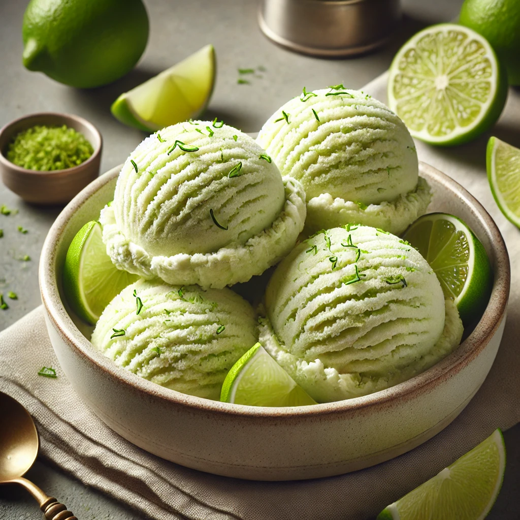 Frissítő és citrusos tequilás-lime fagylalt, tökéletes nyári desszert