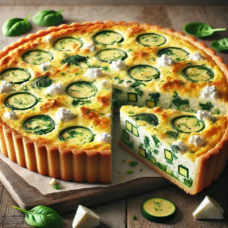 Tojásfehérjés, habosított quiche zöldségekkel