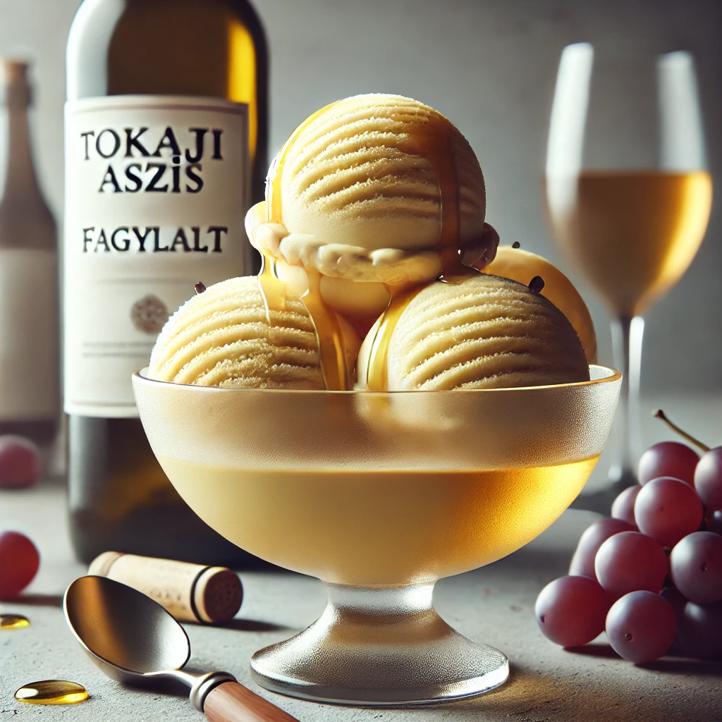 Krémes és elegáns Tokaji aszús fagylalt házilag