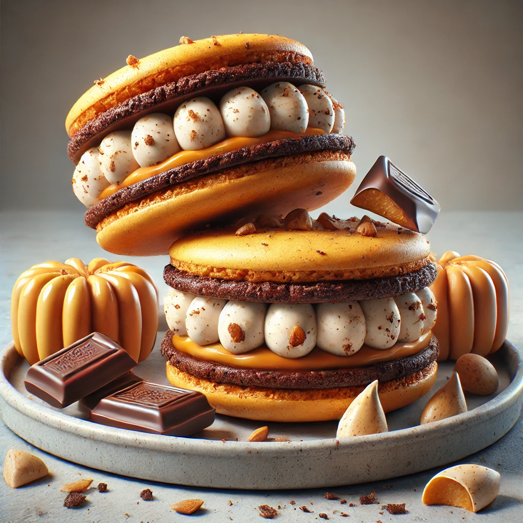 Finom tökfűszeres macaron