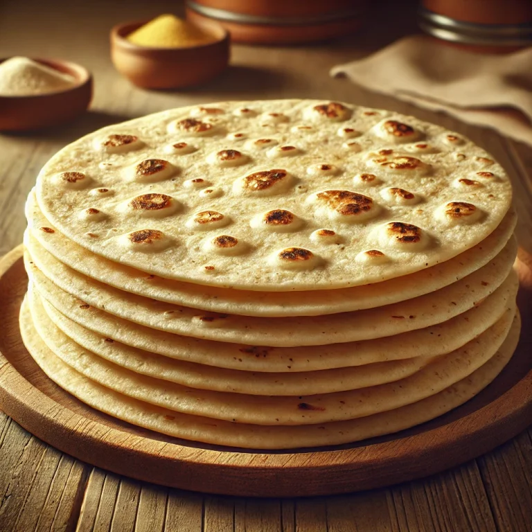 Frissen sült házi kukorica tortilla