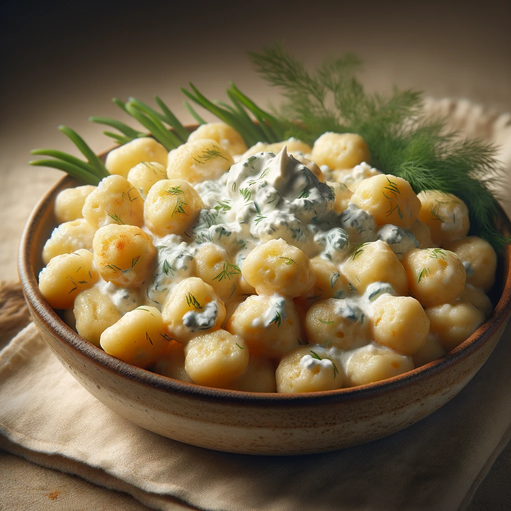 Krémes és ízletes házi gnocchi túróval és tejföllel
