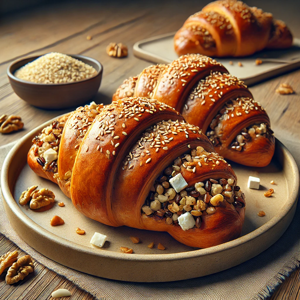 Ízletes és ropogós croissant vadrizses töltelékkel