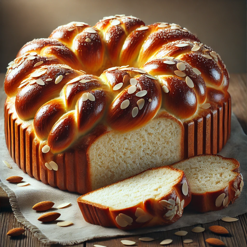 Tradicionális cseh fonott kalács házilag