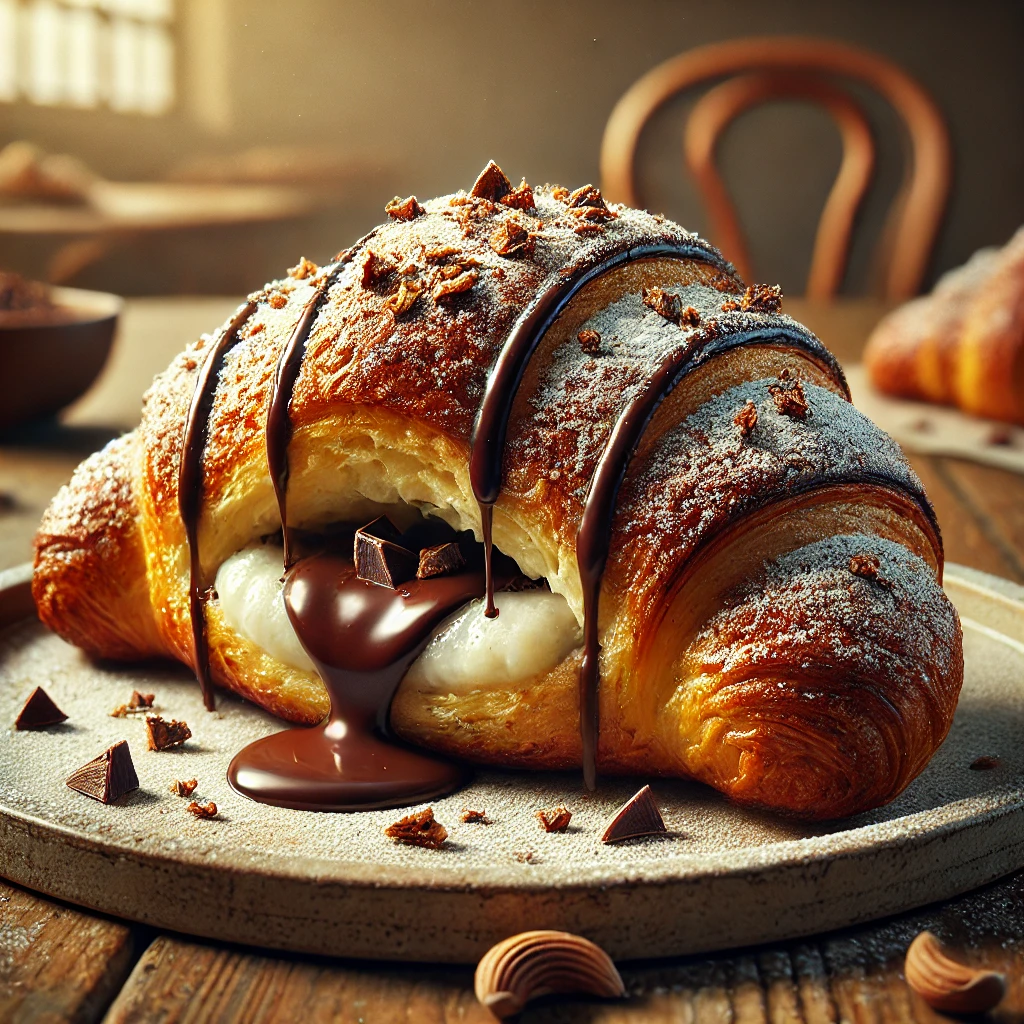 Növényi alapú, kókuszos és csokoládés vegán croissant recept