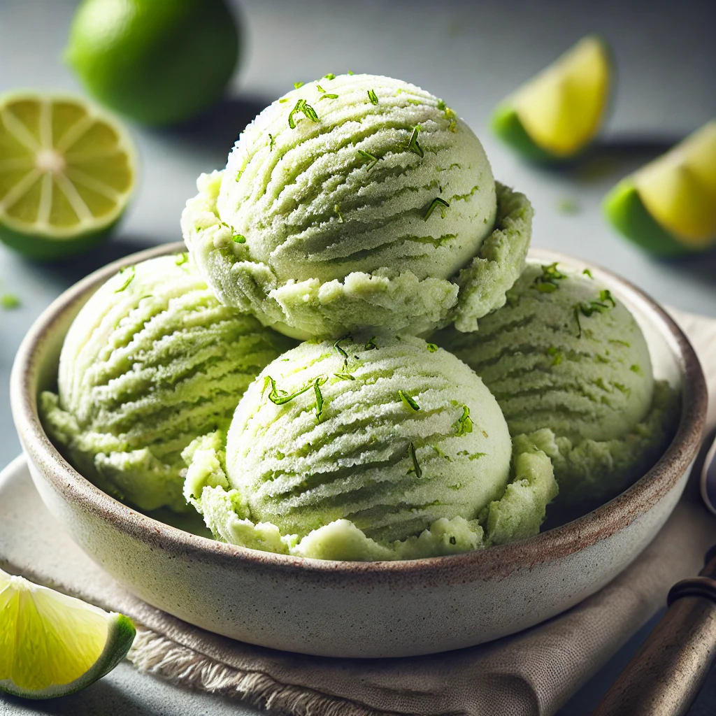 Krémes és frissítő lime fagylalt házilag
