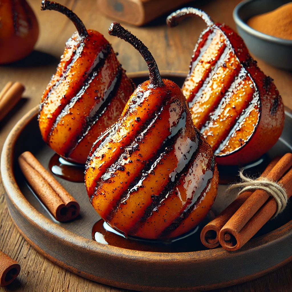Grillezett körte, tökéletes BBQ desszertként
