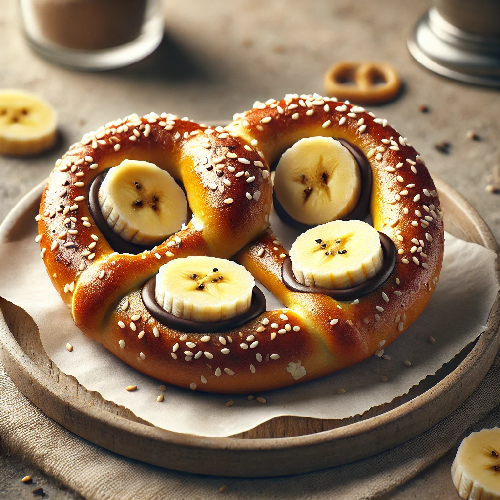 Finom banános csokis perecek szezámmaggal