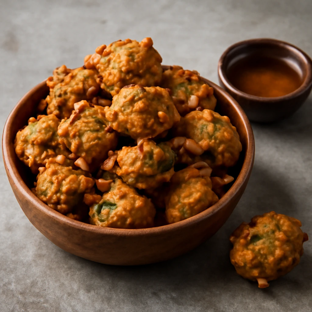 Ropogós Bhaji, tökéletes reggelire vagy étkezéshez