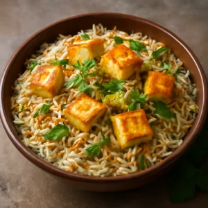 Indiai Biryani paneerrel
