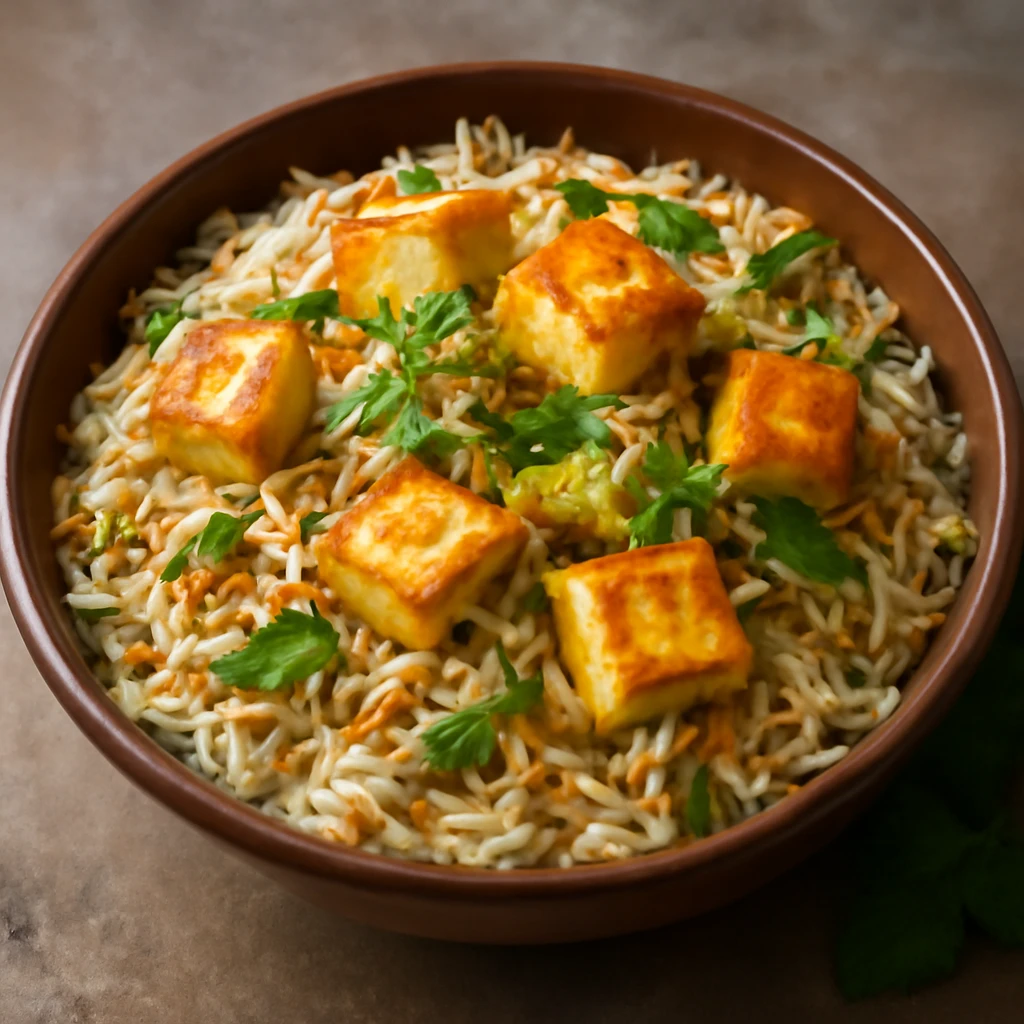 Indiai Biryani paneerrel