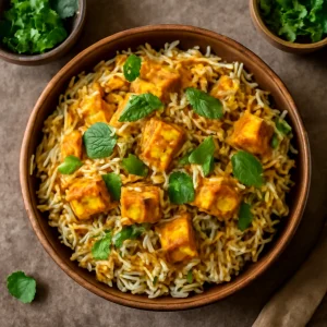 Indiai Biryani tofuval